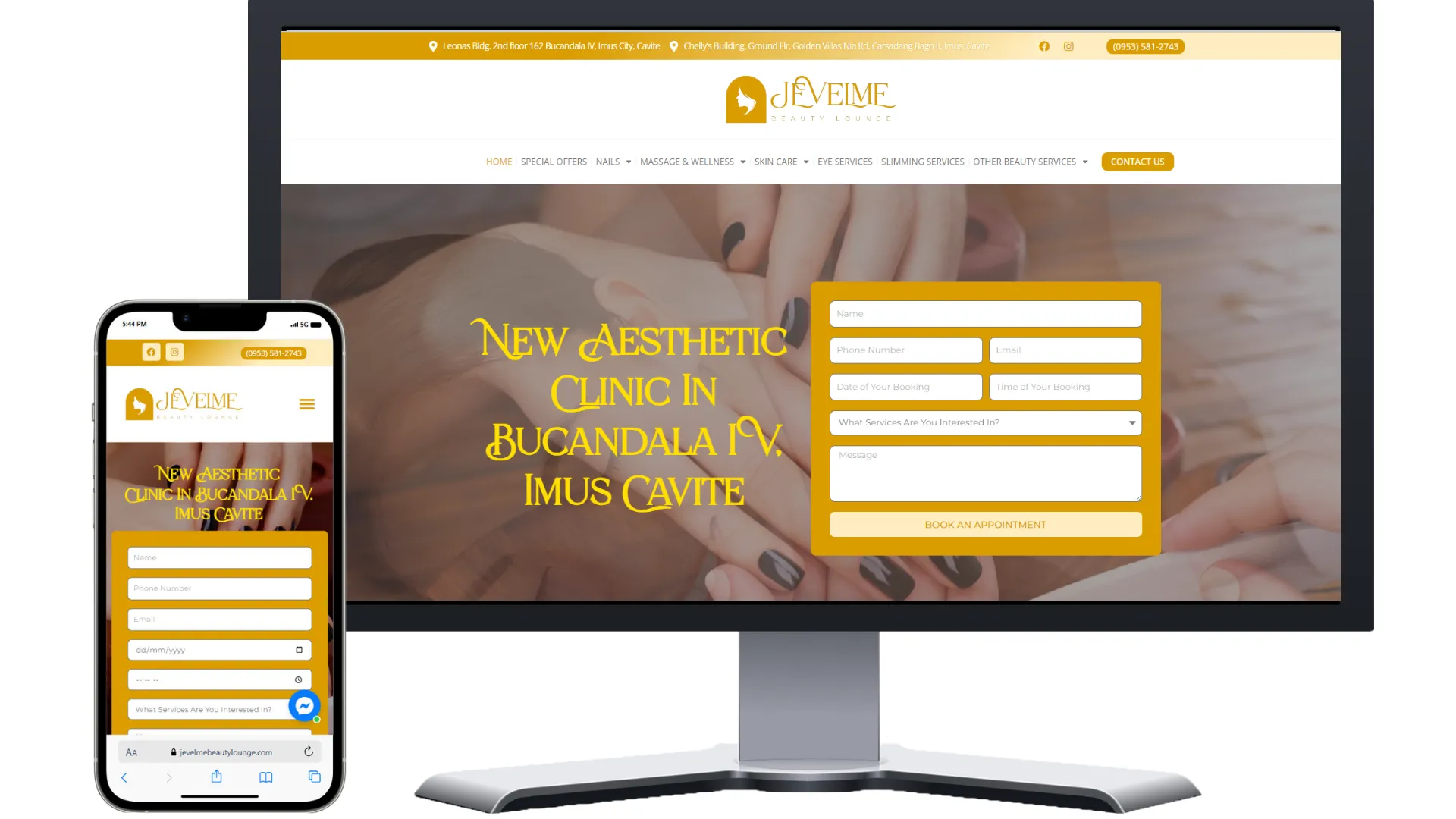 Jevelme Beauty Lounge | JAF Digital Client