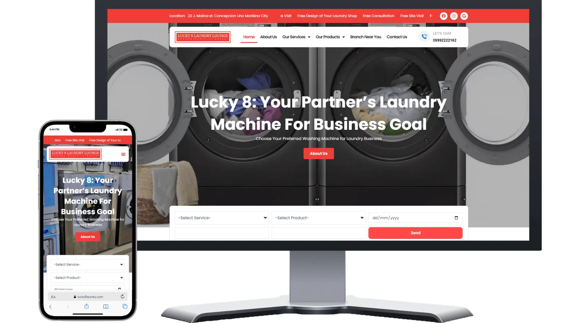 Lucky 8 Laundry | JAF Digital Client