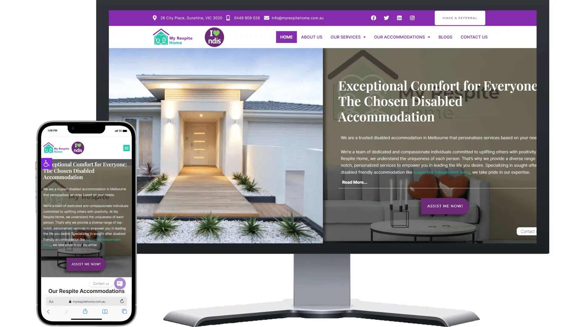 Respite Care | JAF Digital Client